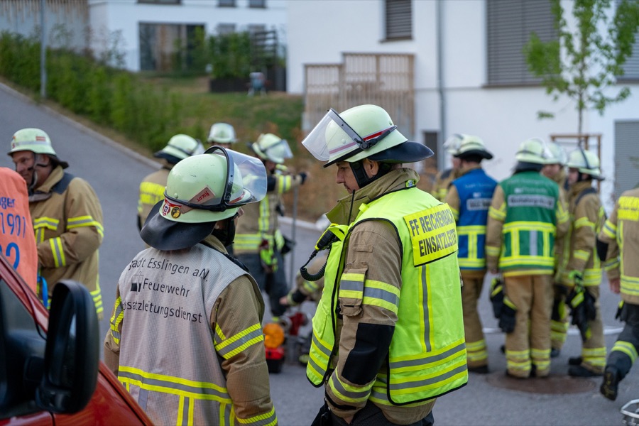Einsatzkräfte im Einsatz