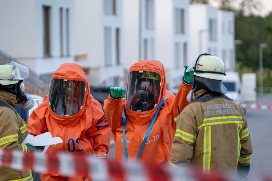 Einsatzkräfte im Einsatz