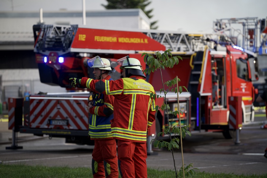 Einsatzkräfte im Einsatz