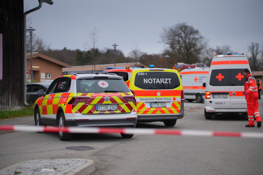 Einsatzkräfte im Einsatz