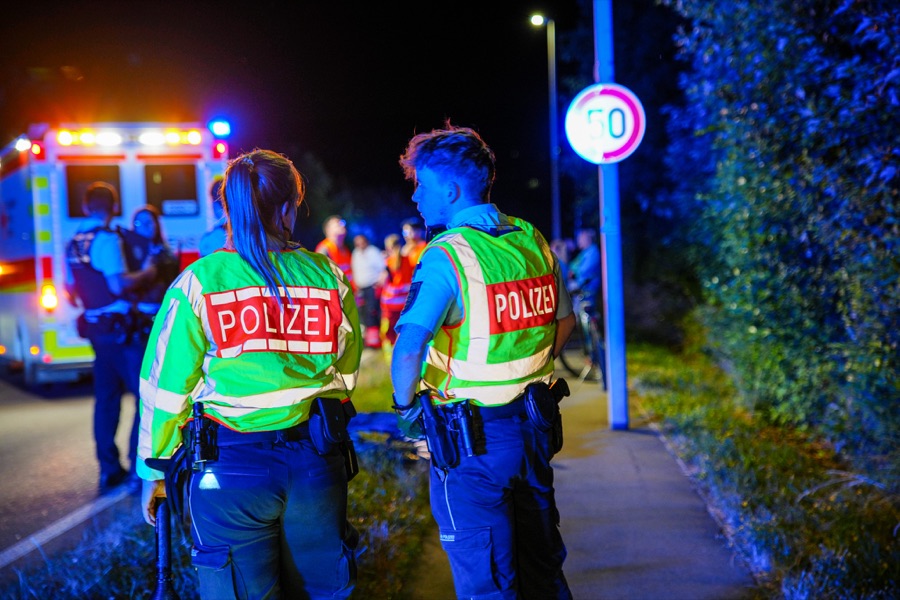 Einsatzkräfte im Einsatz