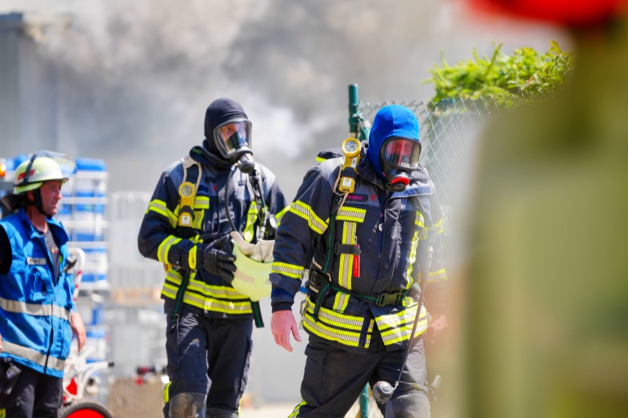 Einsatzkräfte im Einsatz
