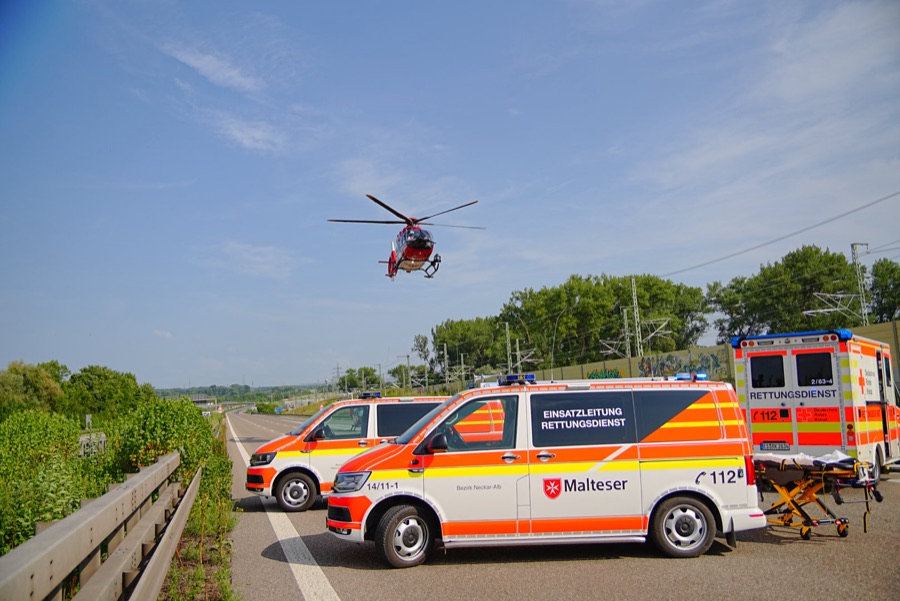 Einsatzkräfte im Einsatz