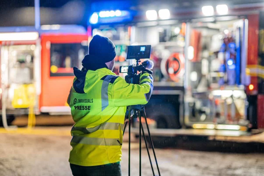 Einsatzkräfte im Einsatz