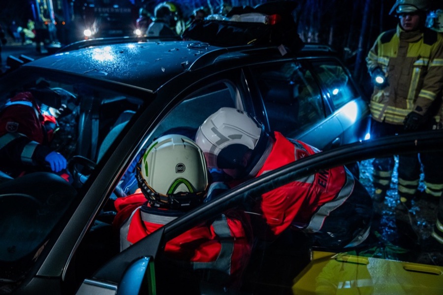 Einsatzkräfte im Einsatz