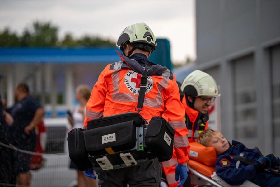 Einsatzkräfte im Einsatz
