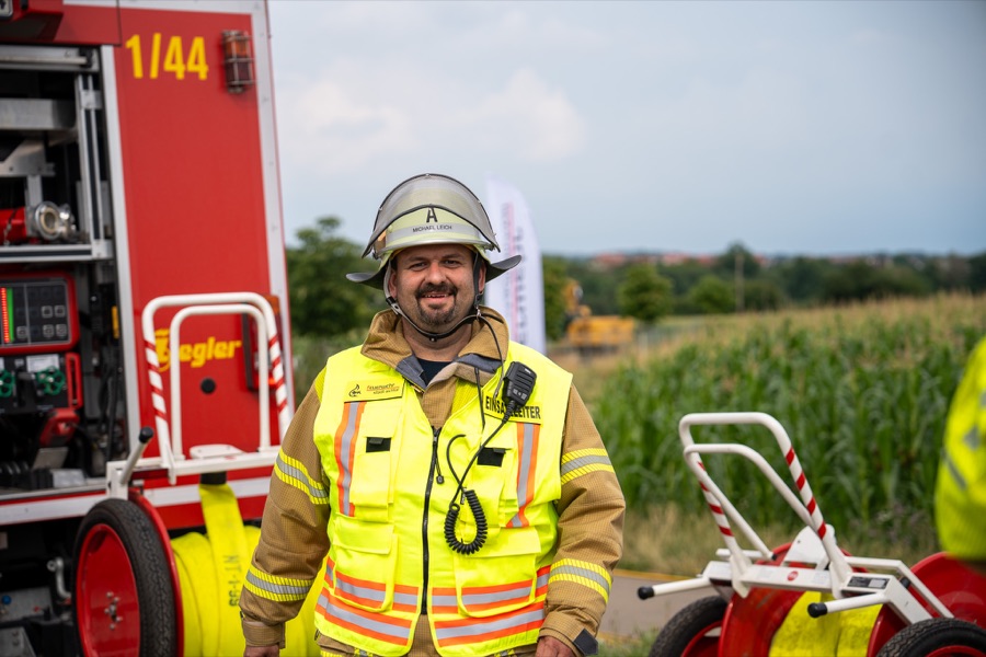 Einsatzkräfte im Einsatz