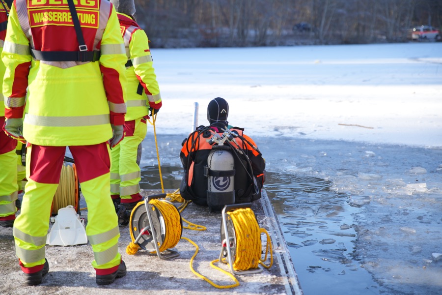 Einsatzkräfte im Einsatz