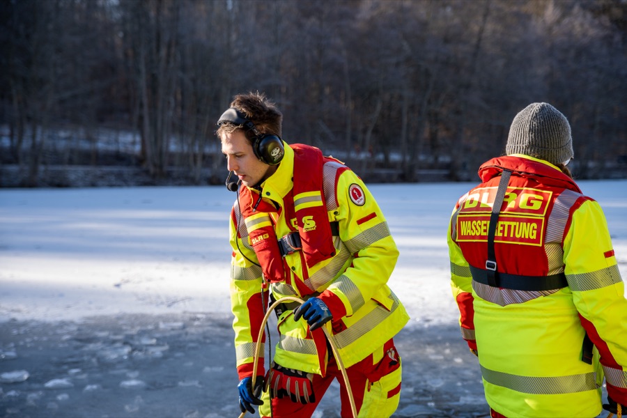 Einsatzkräfte im Einsatz