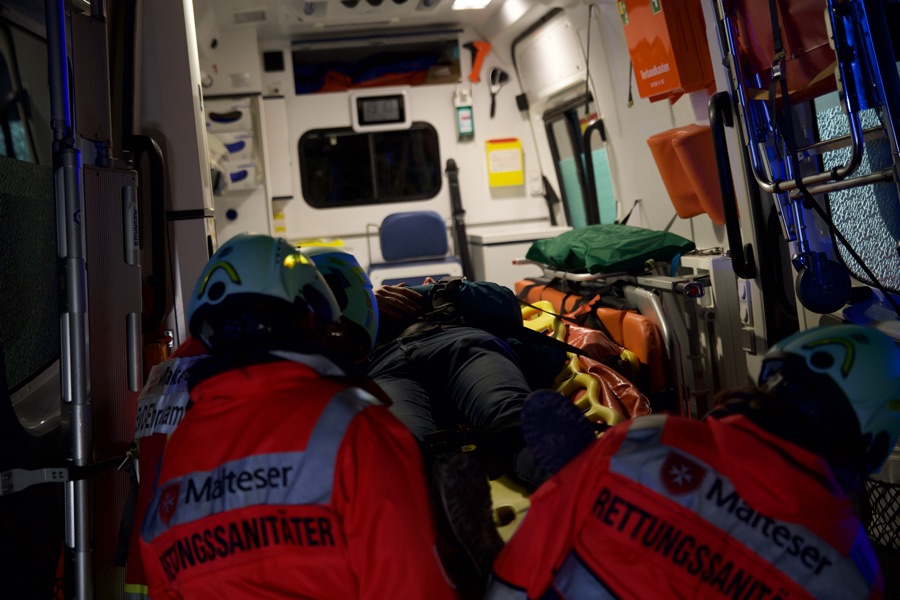 Einsatzkräfte im Einsatz