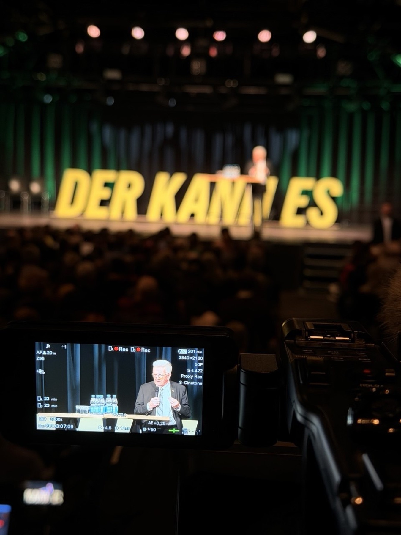 Kameraarbeit bei einer Großveranstaltung